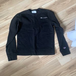 Champion black crew neck